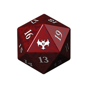 Innistrad: Crimson Vow: D20 Die (Red)